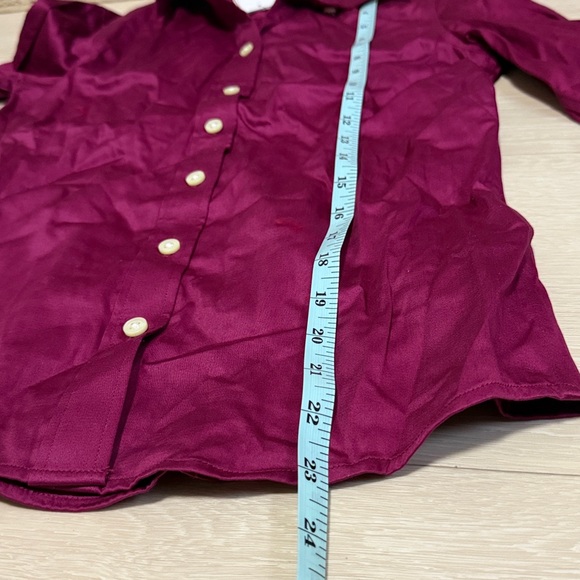 Banana Republic Magenta Long Sleeve Collared Button Down - Picture 10 of 10
